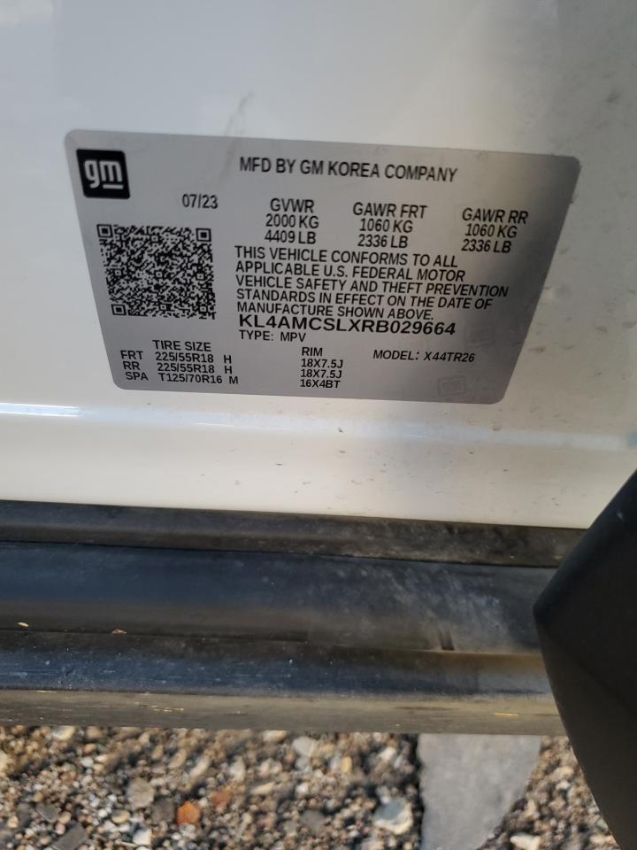 2024 Buick Encore Gx Preferred VIN: KL4AMCSLXRB029664 Lot: 81860345