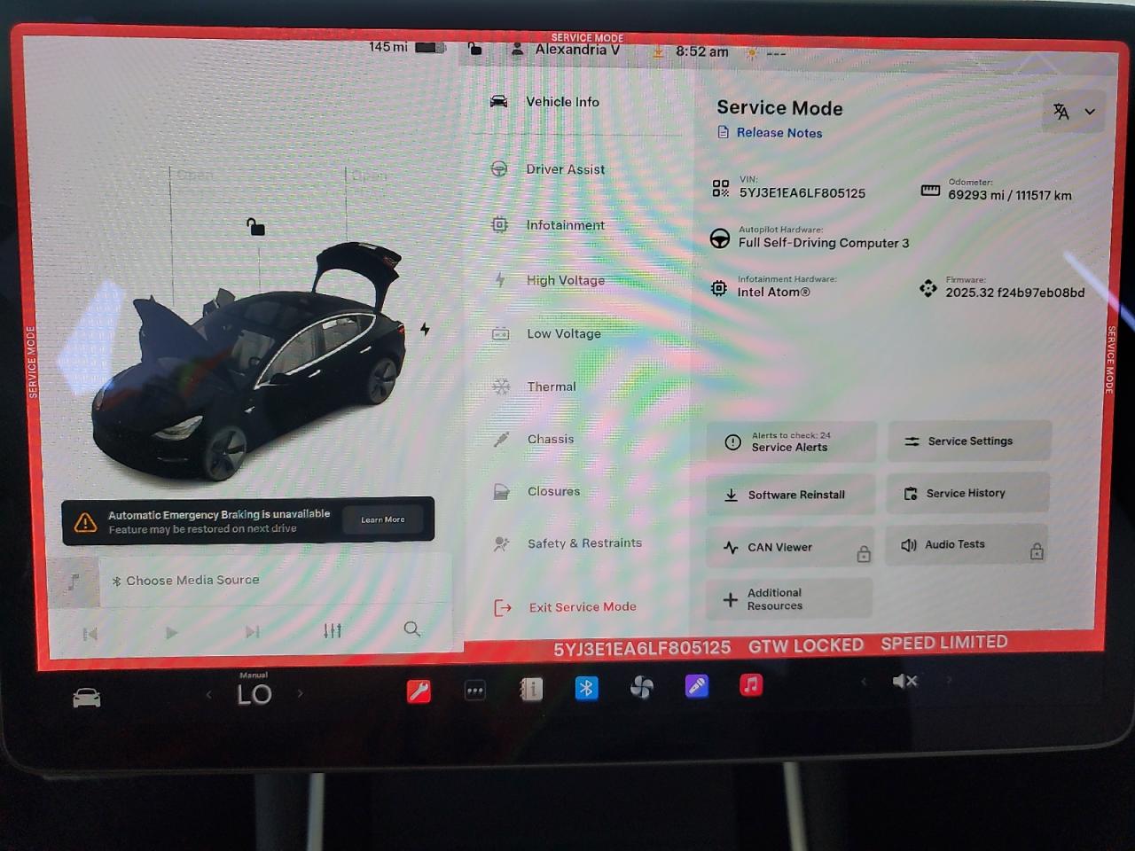 2020 Tesla Model 3 VIN: 5YJ3E1EA6LF805125 Lot: 81606955