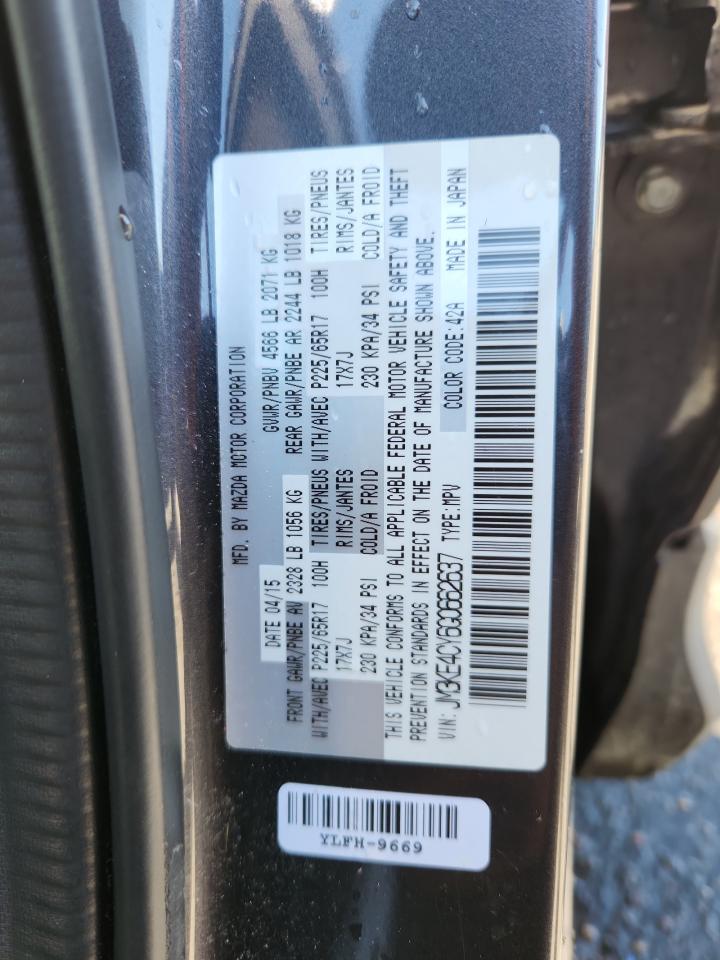 2016 Mazda Cx-5 Touring VIN: JM3KE4CY6G0662637 Lot: 80868985