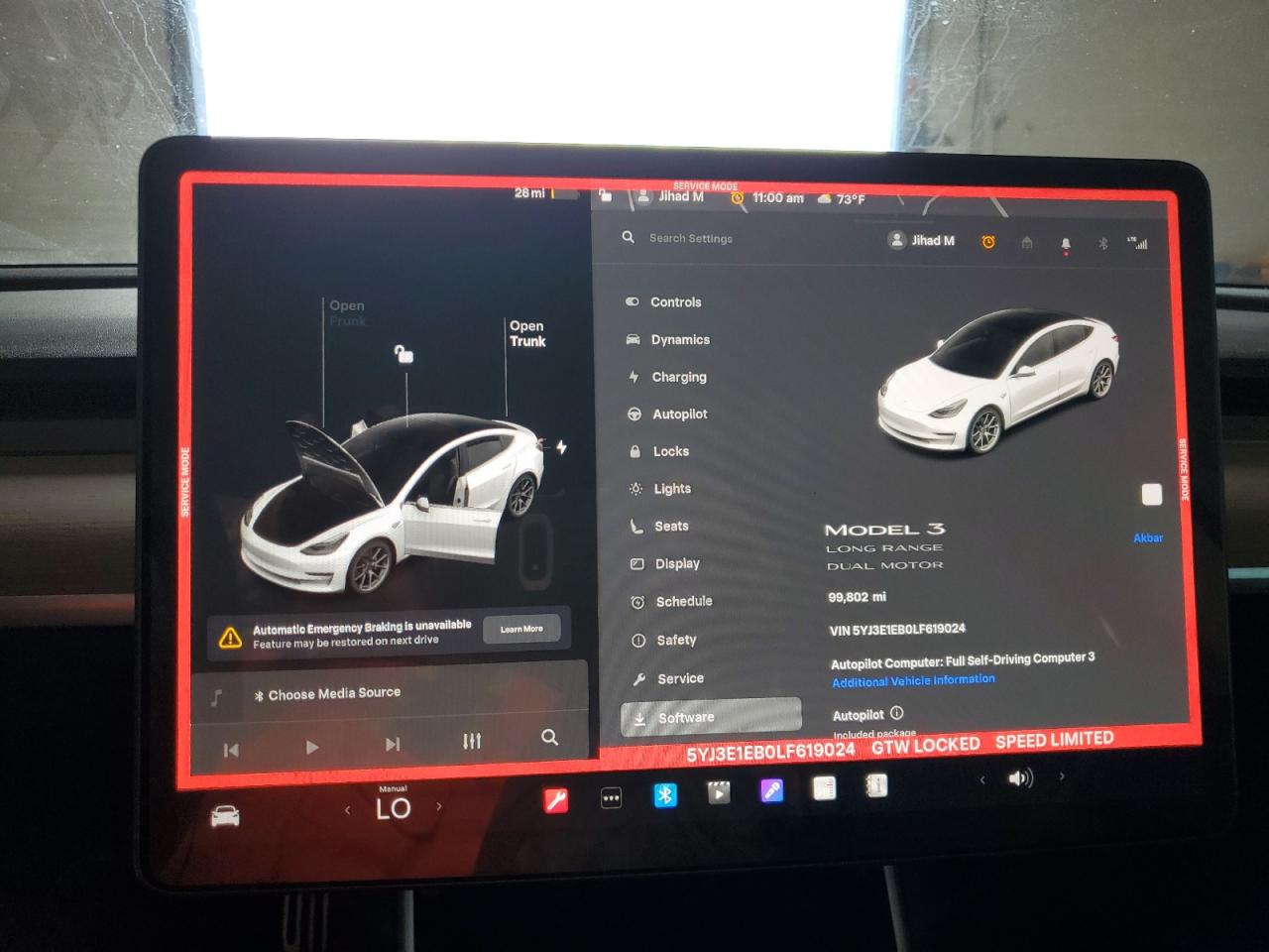 2020 Tesla Model 3 VIN: 5YJ3E1EB0LF619024 Lot: 84633295