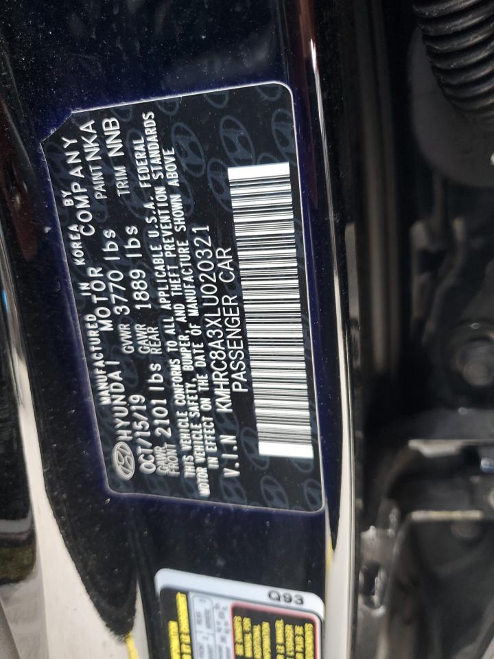 2020 Hyundai Venue Sel VIN: KMHRC8A3XLU020321 Lot: 80723405