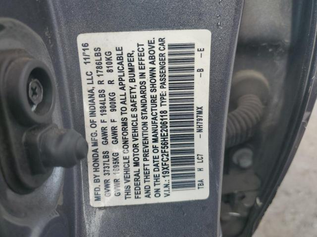 2017 HONDA CIVIC LX