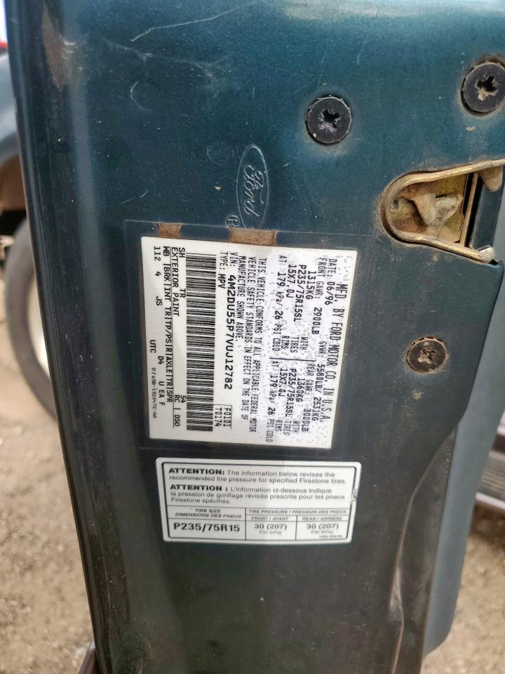 1997 Mercury Mountaineer VIN: 4M2DU55P7VUJ12782 Lot: 81445385