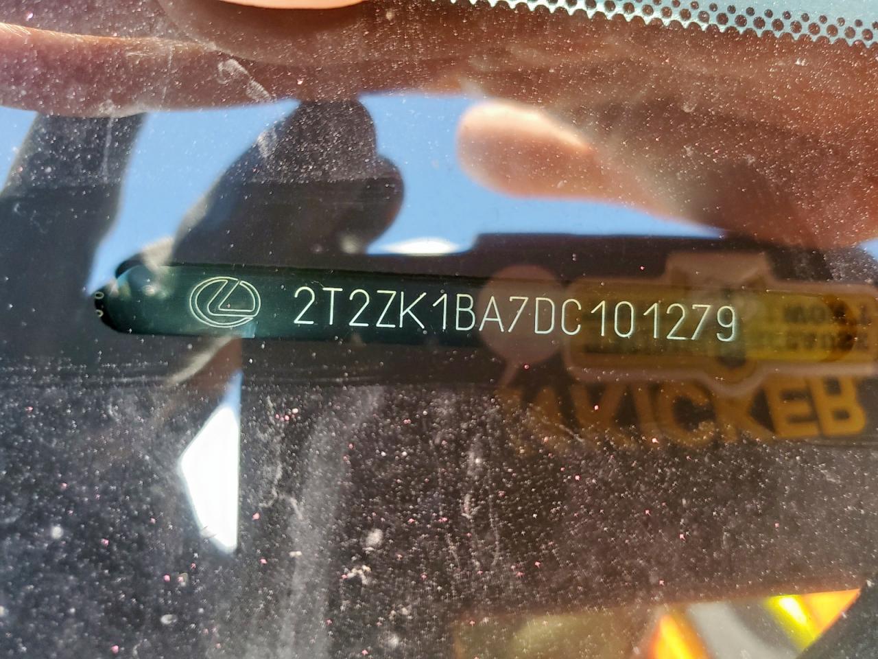 2013 Lexus Rx 350 VIN: 2T2ZK1BA7DC101279 Lot: 81730125