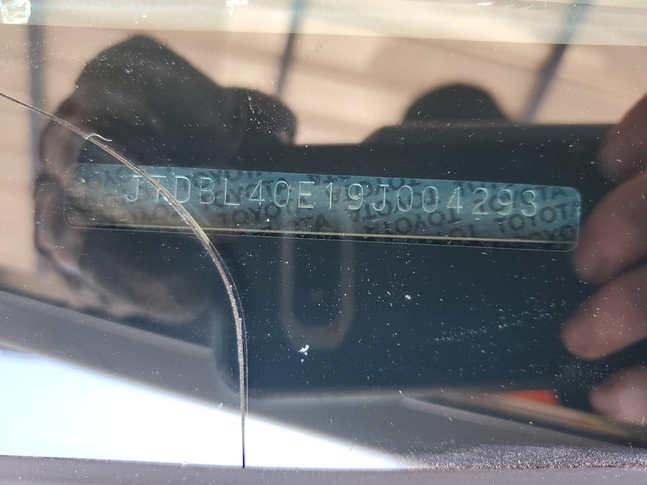 2009 Toyota Corolla Base VIN: JTDBL40E19J004293 Lot: 84353245