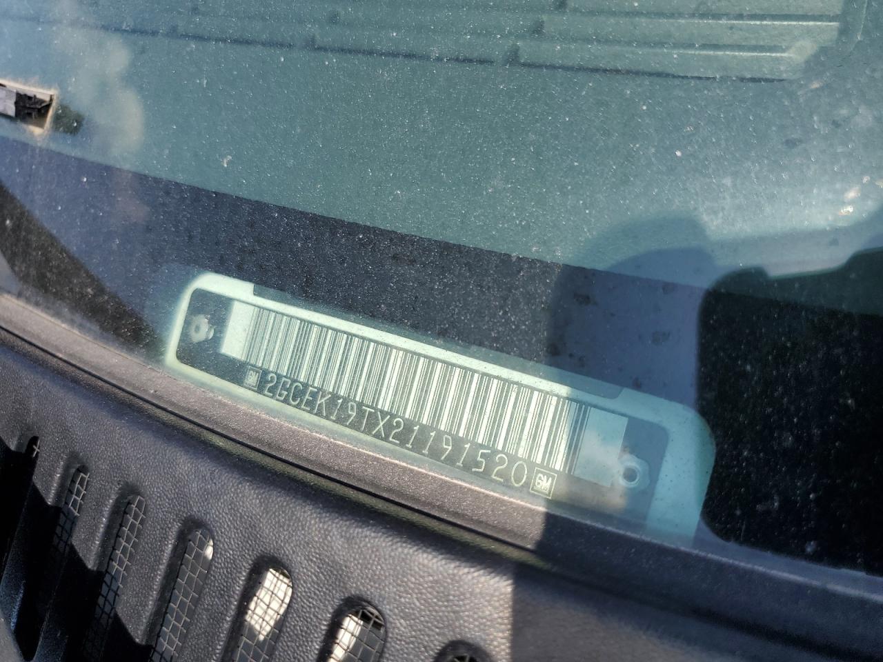 2002 Chevrolet Silverado K1500 VIN: 2GCEK19TX21191520 Lot: 71755985