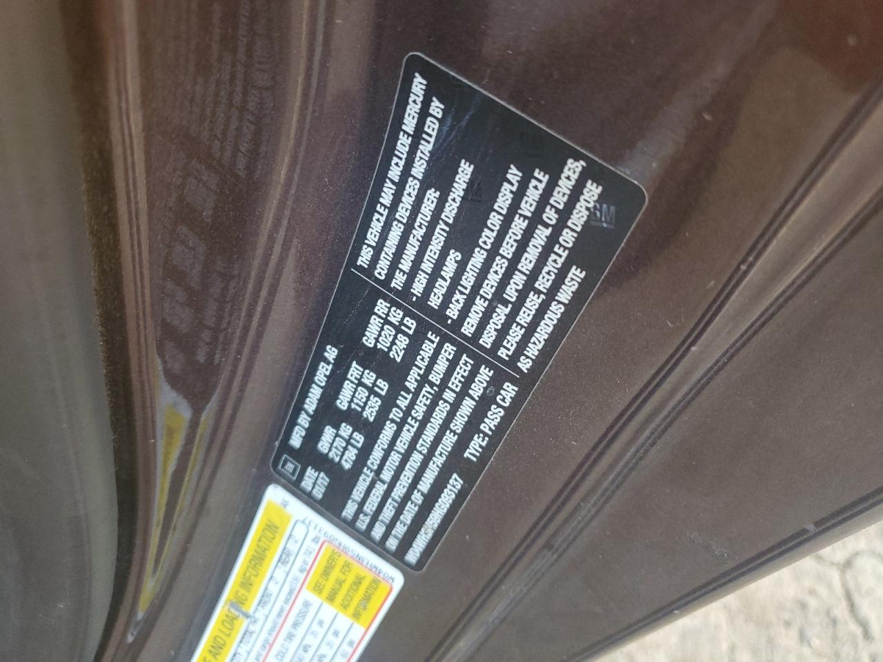 2017 Buick Cascada Premium VIN: W04WH3N59HG093137 Lot: 80615525