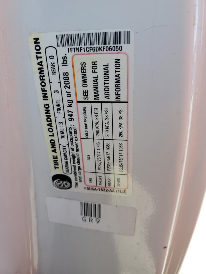 2013 Ford F150 VIN: 1FTNF1CF6DKF06050 Lot: 81820525