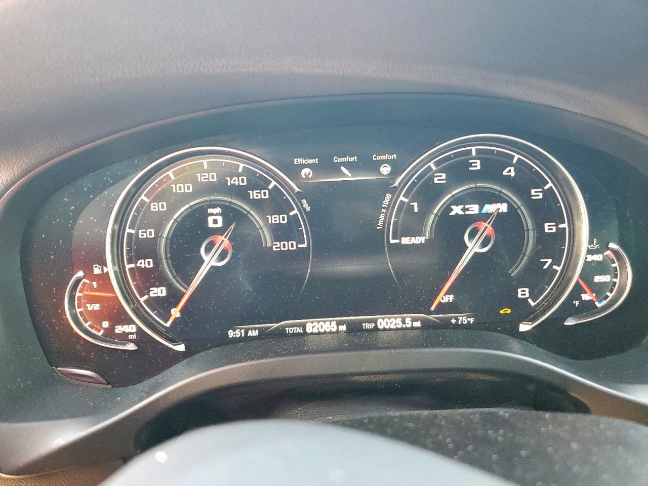 2020 BMW X3 M Competition VIN: 5YMTS0C03L9B50505 Lot: 71831005