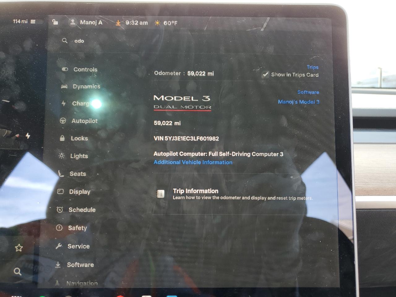 2020 Tesla Model 3 VIN: 5YJ3E1EC3LF601982 Lot: 84282895