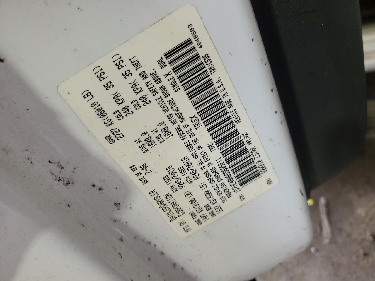 2006 Dodge Dakota Quad Slt VIN: 1D7HE48N86S605611 Lot: 84433645