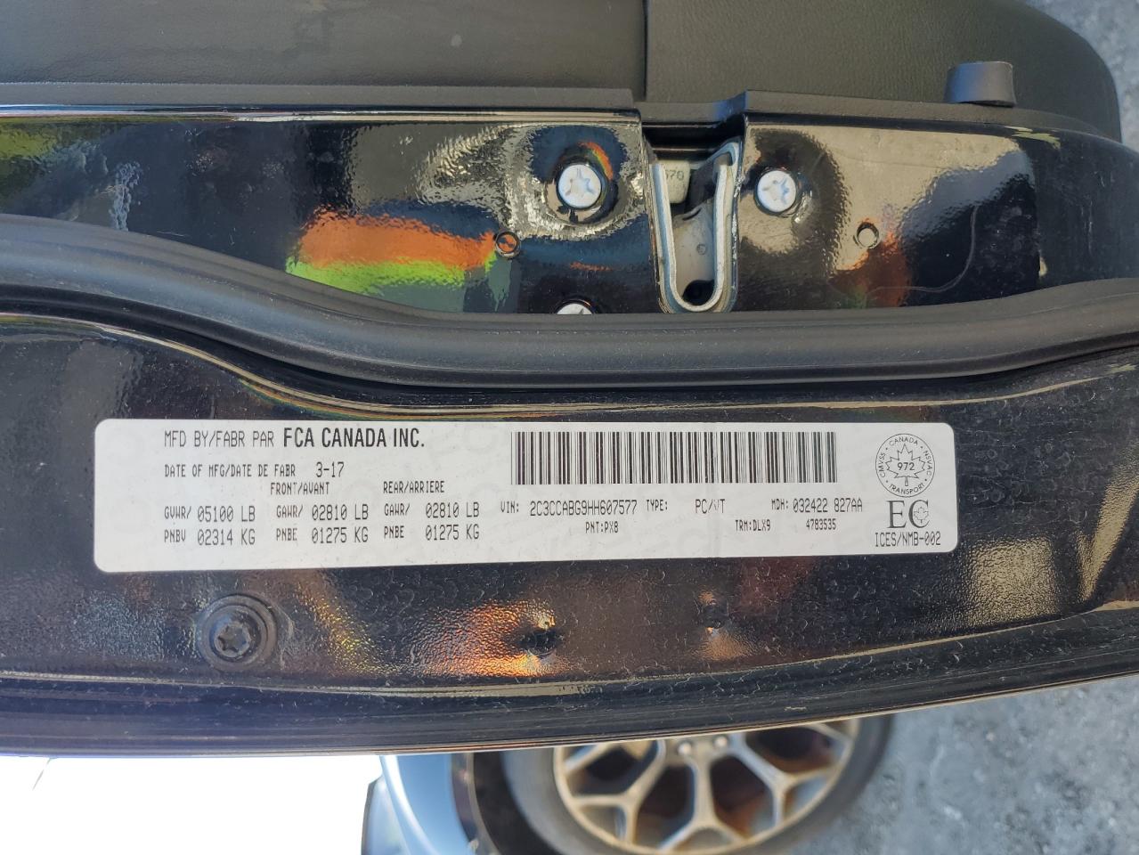 2017 Chrysler 300 S VIN: 2C3CCABG9HH607577 Lot: 84176035