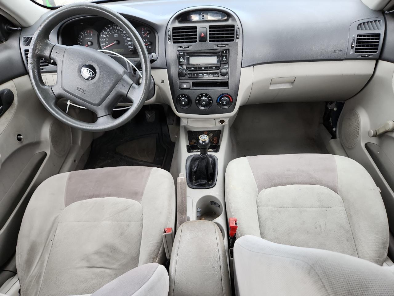 2005 Kia Spectra Lx VIN: KNAFE121555174175 Lot: 83979615