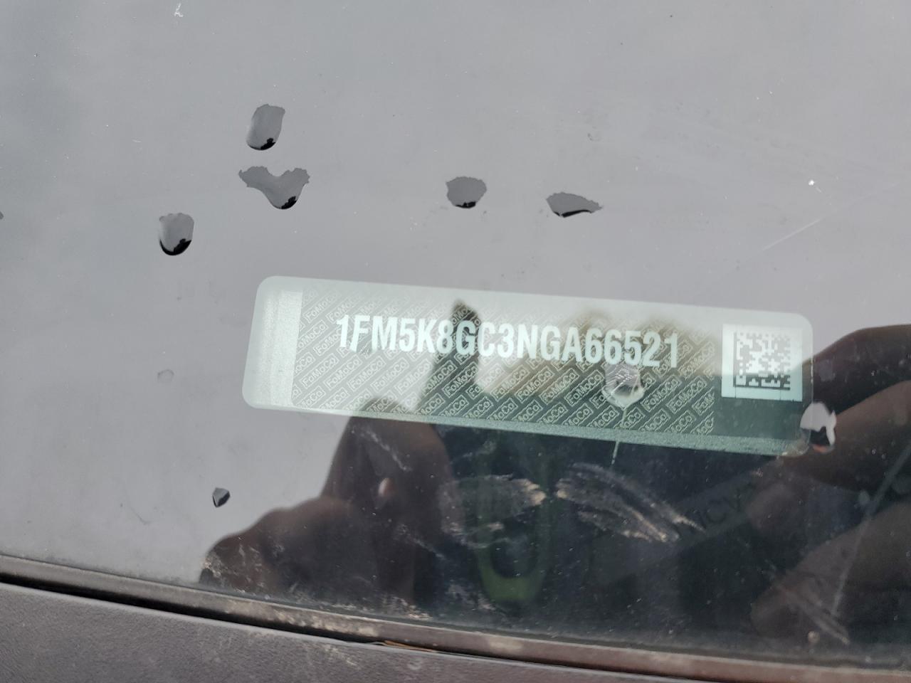 2022 Ford Explorer St VIN: 1FM5K8GC3NGA66521 Lot: 81006575