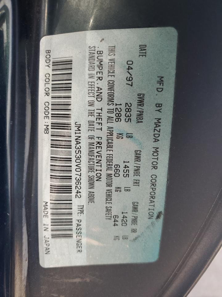 1997 Mazda Mx-5 Miata VIN: JM1NA3530V0736242 Lot: 81094555