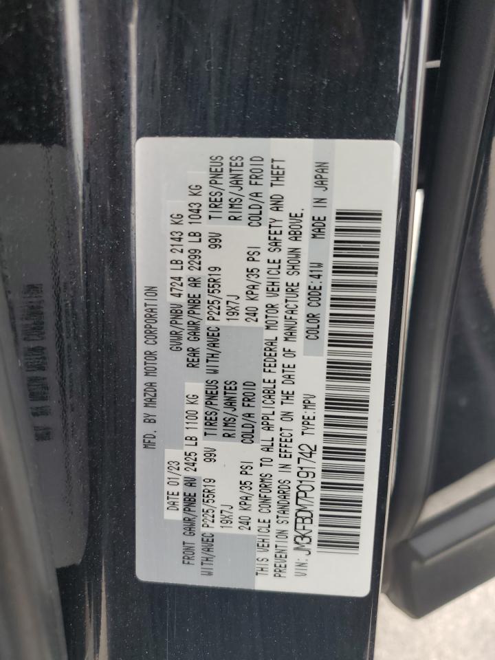 2023 Mazda Cx-5 Premium VIN: JM3KFBDM7P0191742 Lot: 80342345