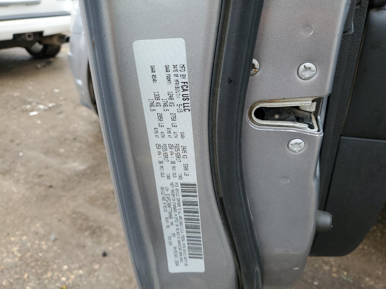 2015 Dodge Journey Se VIN: 3C4PDCAB4FT700460 Lot: 81456005