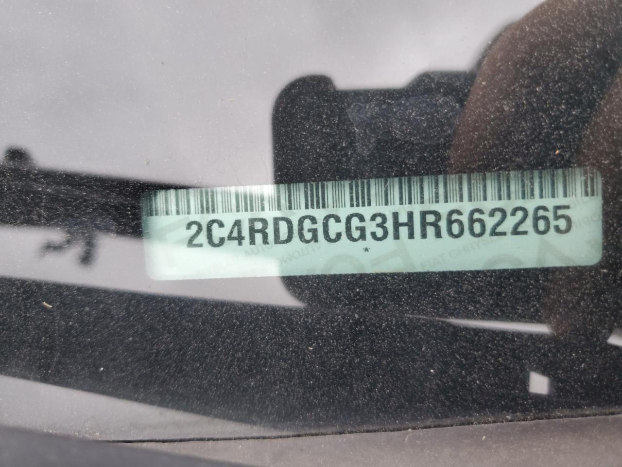 2017 Dodge Grand Caravan Sxt VIN: 2C4RDGCG3HR662265 Lot: 84013235