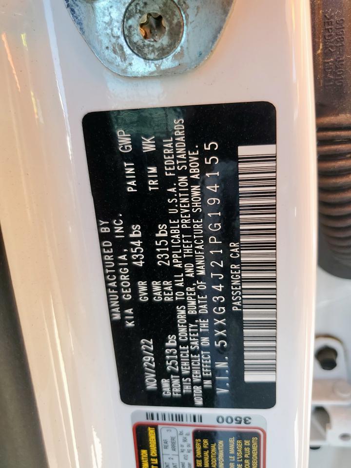 2023 Kia K5 Ex VIN: 5XXG34J21PG194155 Lot: 84572605