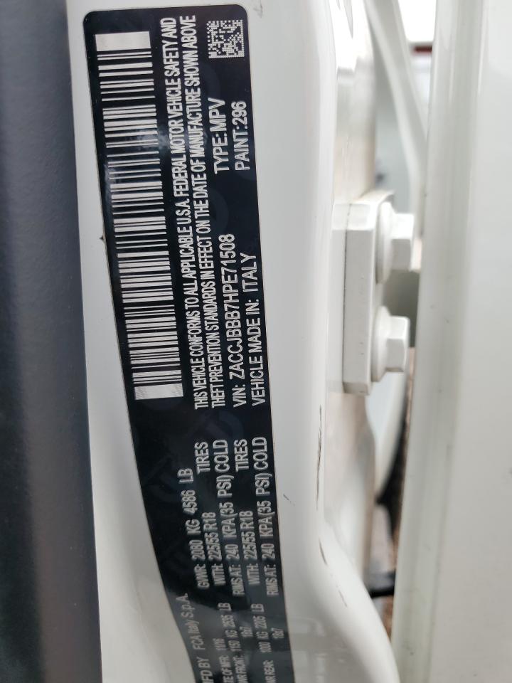 2017 Jeep Renegade Latitude VIN: ZACCJBBB7HPE71508 Lot: 81062225