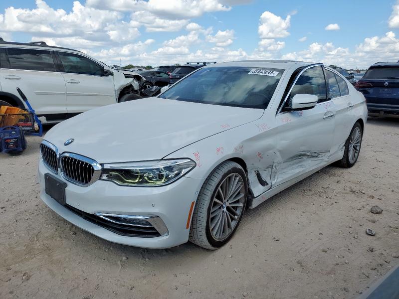  BMW 5 SERIES 2018 Белы