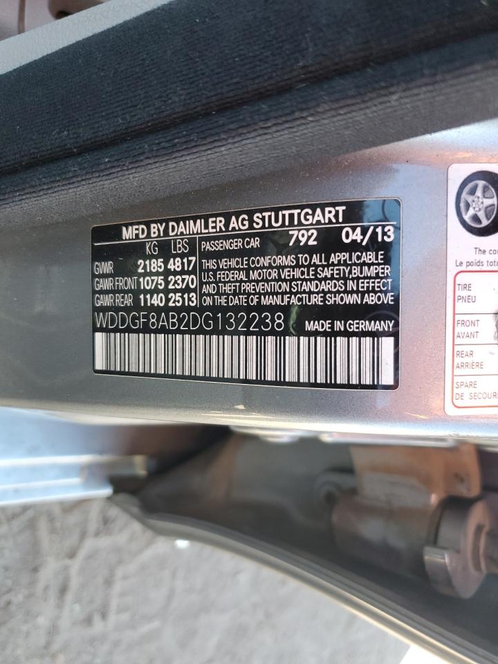 2013 Mercedes-Benz C 300 4Matic VIN: WDDGF8AB2DG132238 Lot: 80644225