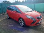 2015 VAUXHALL ZAFIRA SRI for sale at Copart PETERLEE