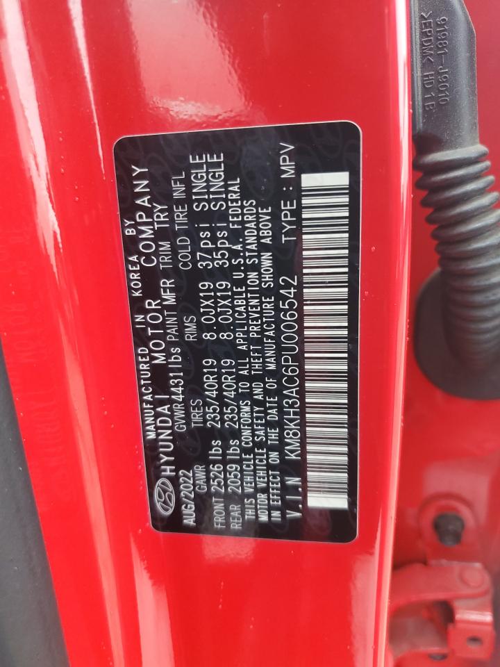 2023 Hyundai Kona N Base VIN: KM8KH3AC6PU006542 Lot: 80923375