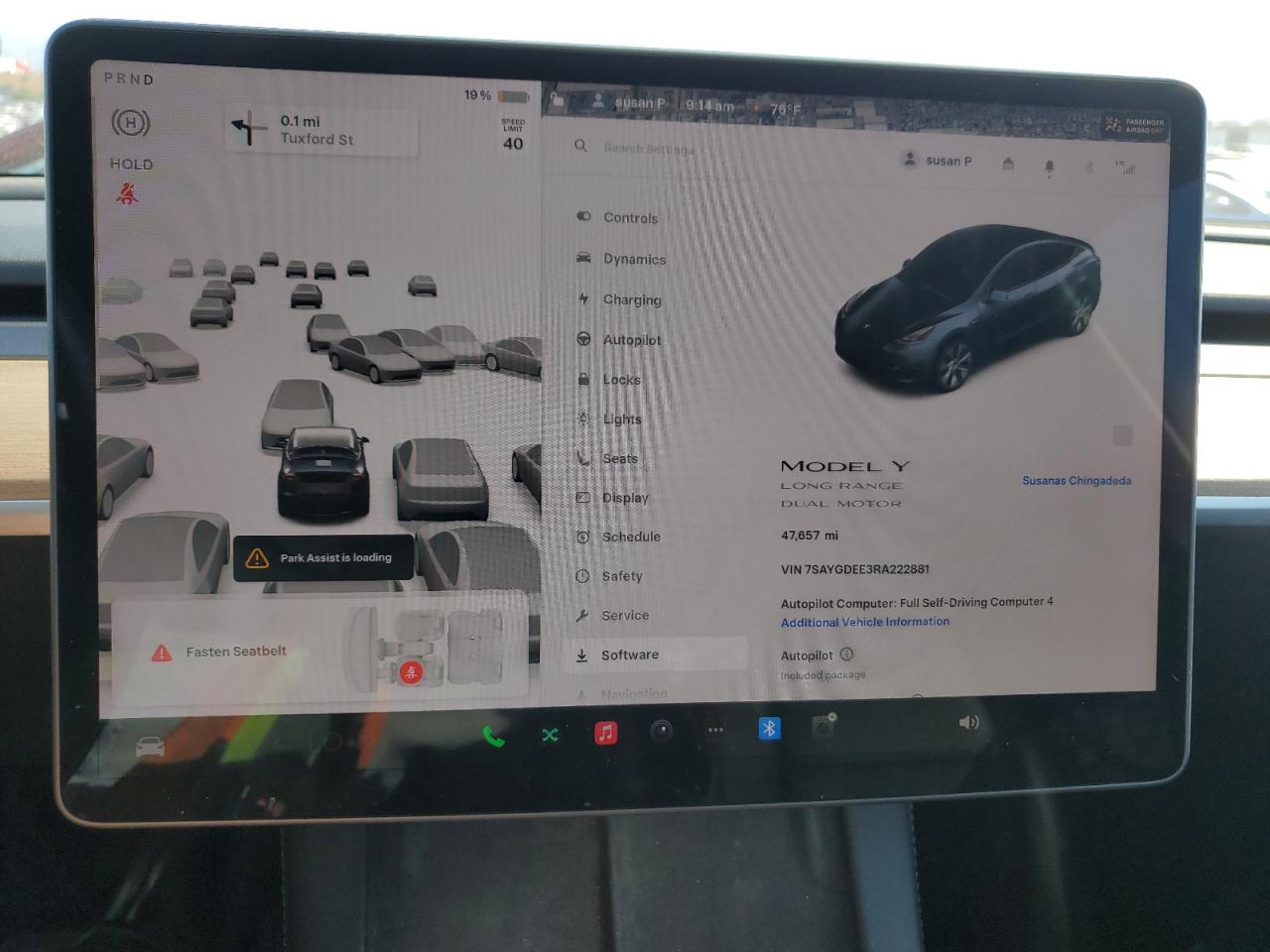 2024 Tesla Model Y VIN: 7SAYGDEE3RA222881 Lot: 80351395