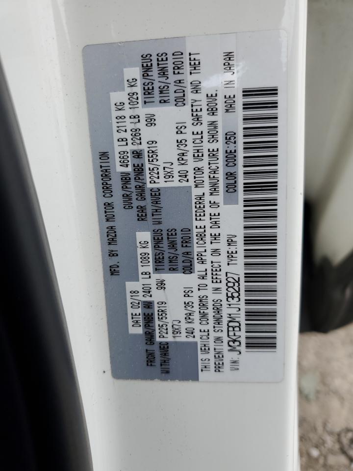 2018 Mazda Cx-5 Grand Touring VIN: JM3KFBDM1J1352927 Lot: 83772245