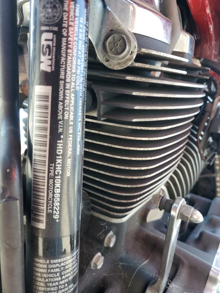 2019 Harley-Davidson Fltrx VIN: 1HD1KHC10KB658229 Lot: 80127805