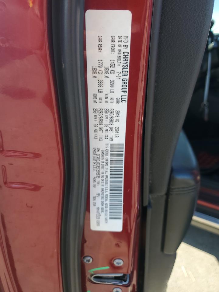 2014 Dodge Durango Sxt VIN: 1C4RDJAG3EC595638 Lot: 81432635