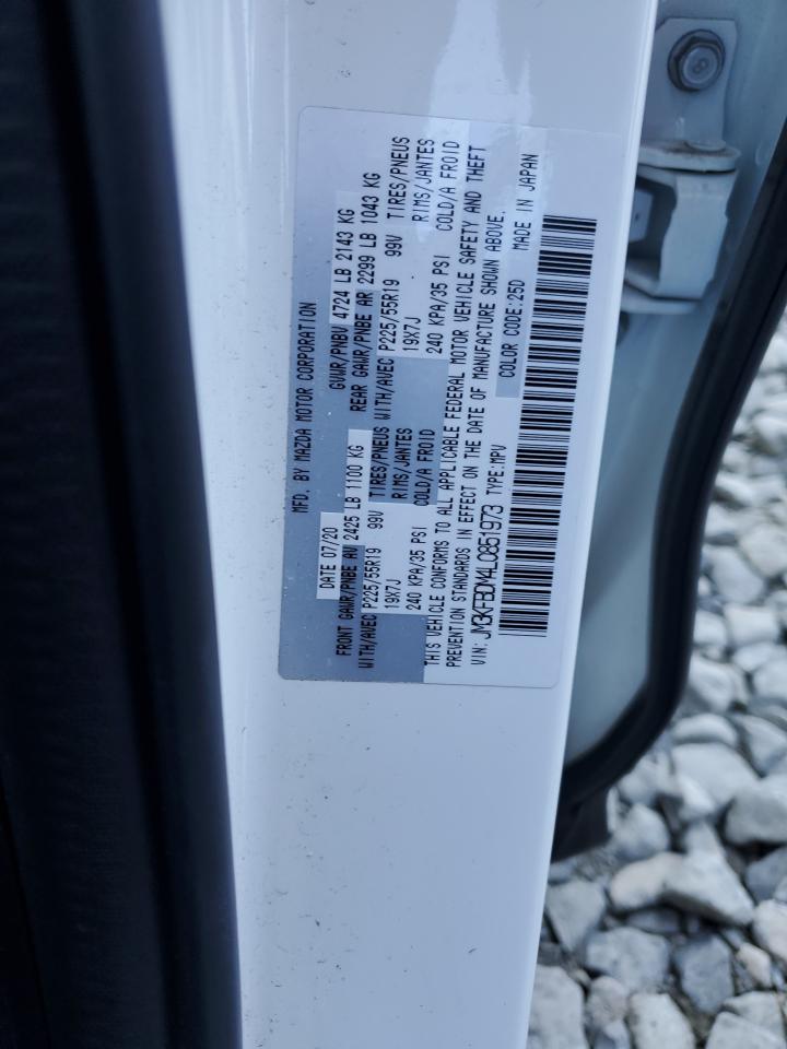 2020 Mazda Cx-5 Grand Touring VIN: JM3KFBDM4L0851973 Lot: 71866245