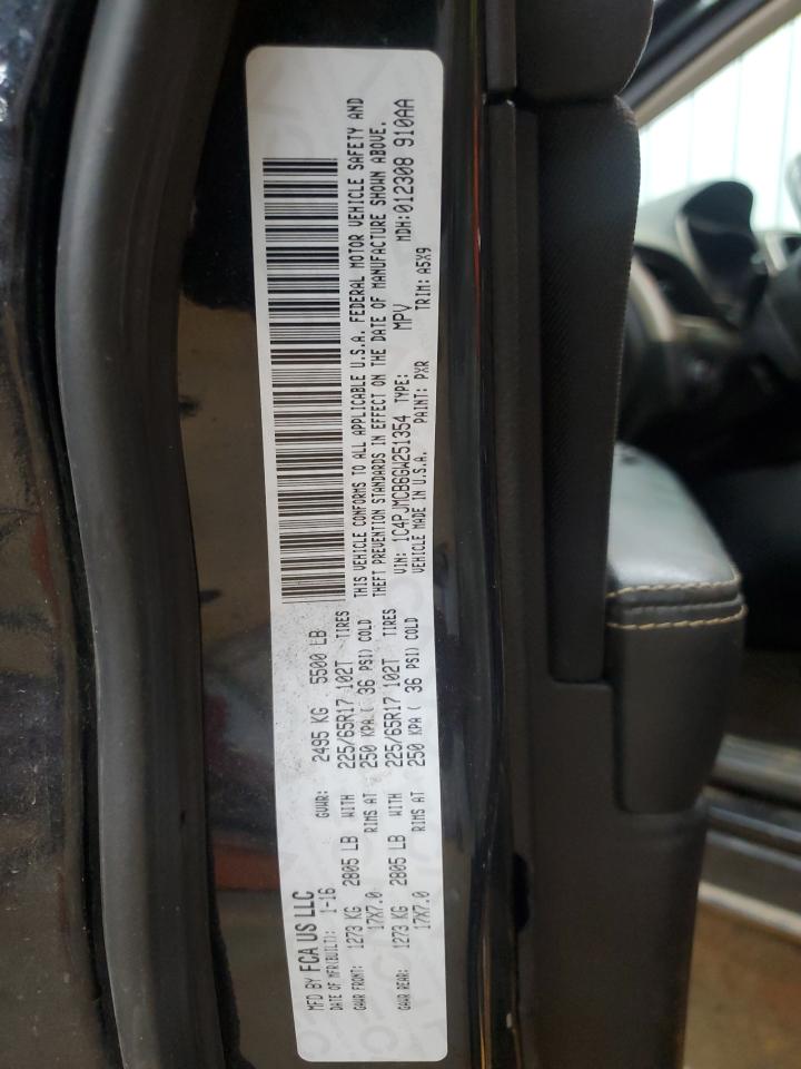 2016 Jeep Cherokee Latitude VIN: 1C4PJMCB6GW251354 Lot: 83872795