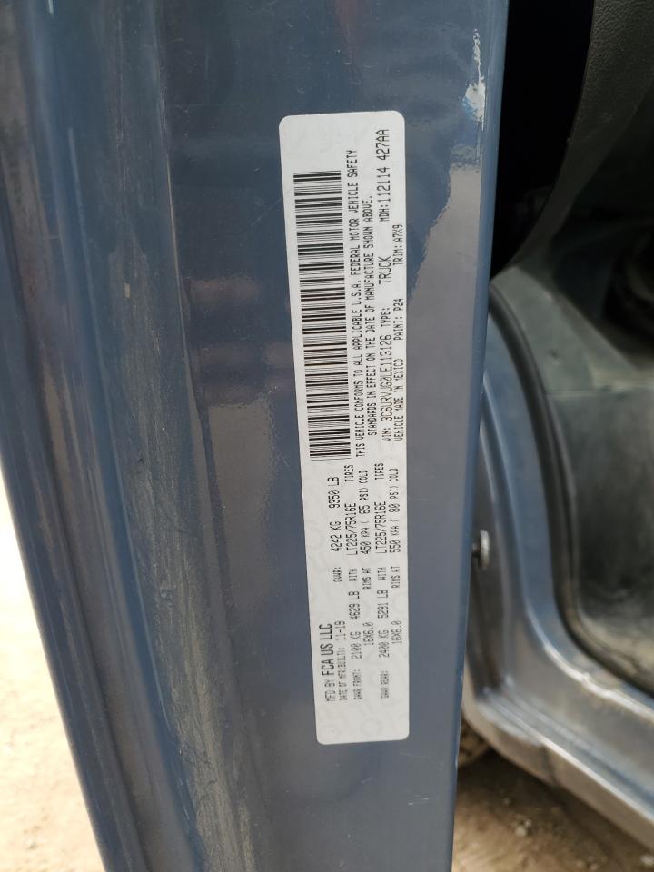 2020 Ram Promaster 3500 3500 High VIN: 3C6URVJG0LE113126 Lot: 71286125