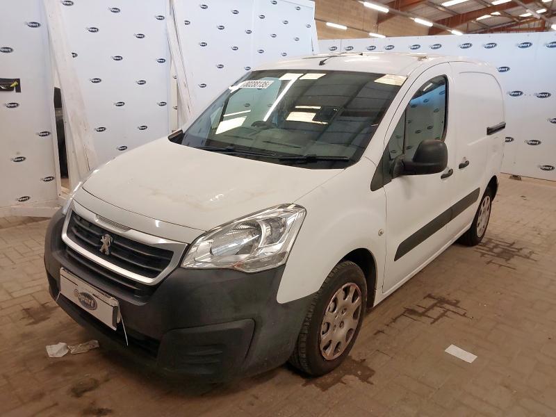 2016 PEUGEOT PARTNER 850 SE L1 BLUE HD 850 SE 1.6 BLUEHDI 100 VAN ETG for sale at Copart SANDWICH