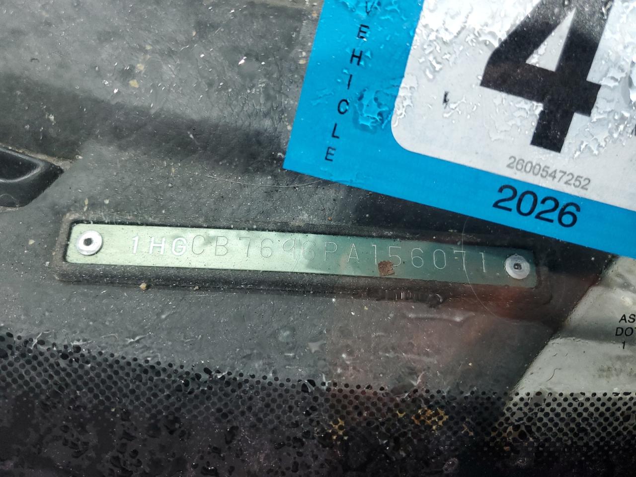 1993 Honda Accord 10Th Anniversary VIN: 1HGCB7696PA156071 Lot: 82116145