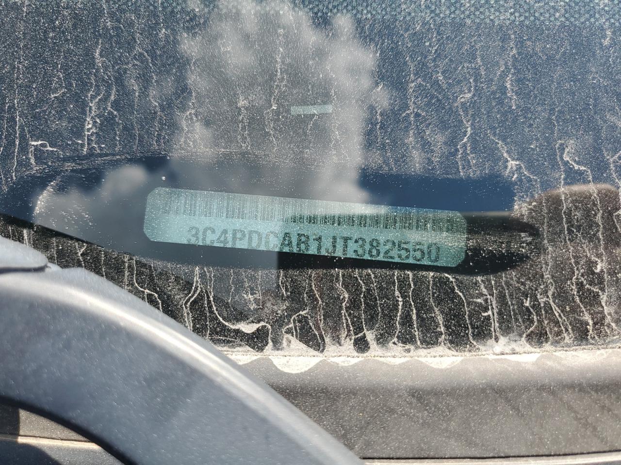 2018 Dodge Journey Se VIN: 3C4PDCAB1JT382550 Lot: 70688025