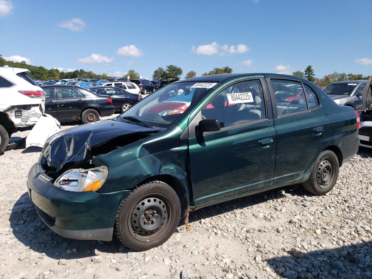 TOYOTA ECHO 2001. Lot# 80442225. VIN JTDBT123X10154925. Photo 1