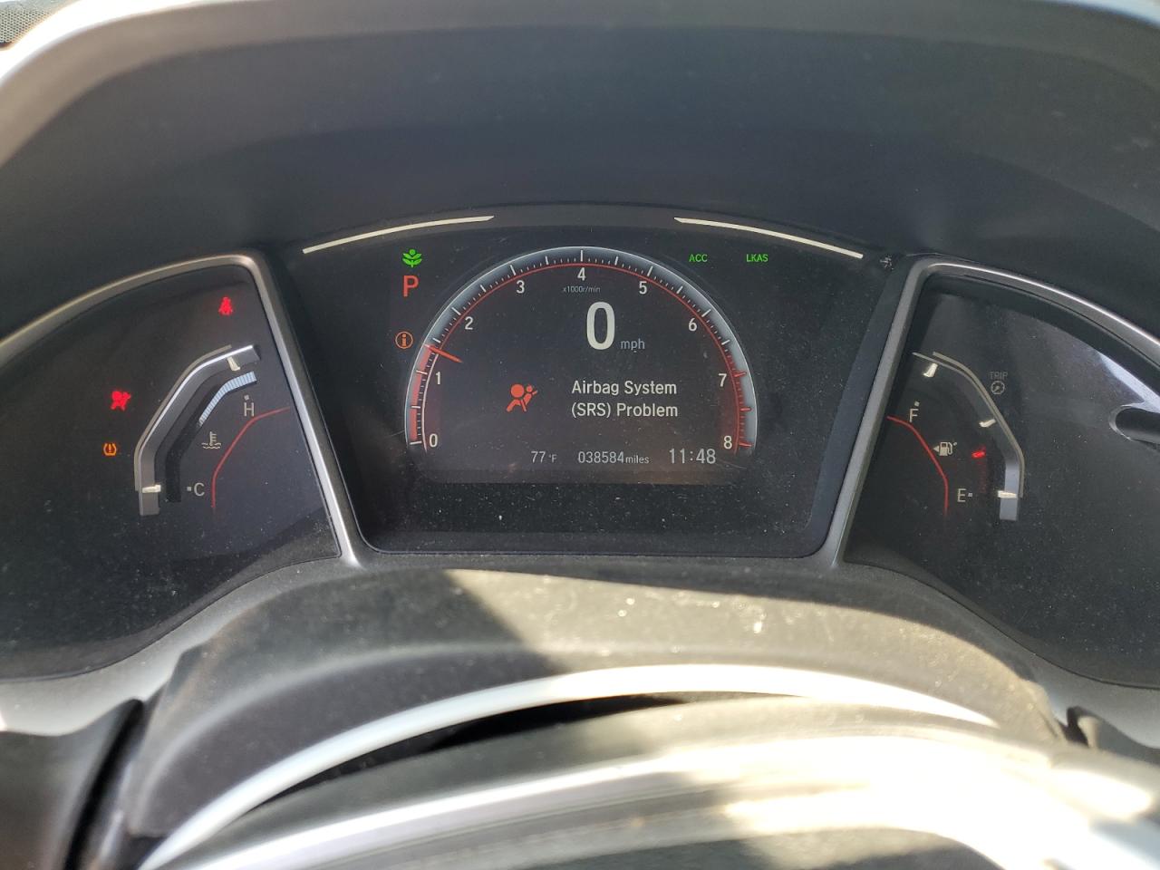 2019 Honda Civic Sport VIN: 2HGFC2F85KH544083 Lot: 84191835