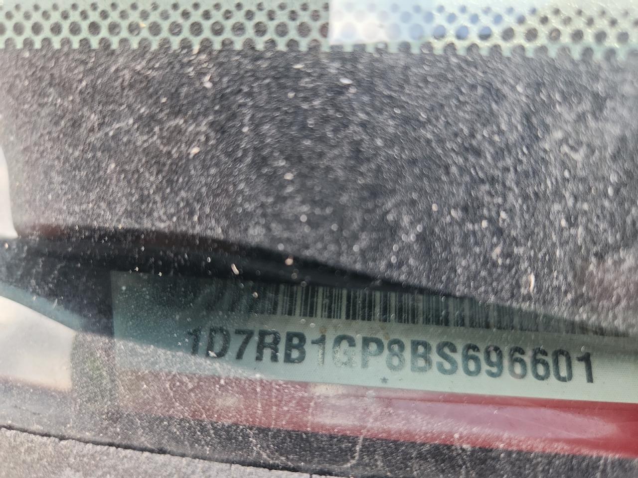 2011 Dodge Ram 1500 VIN: 1D7RB1GP8BS696601 Lot: 81454765