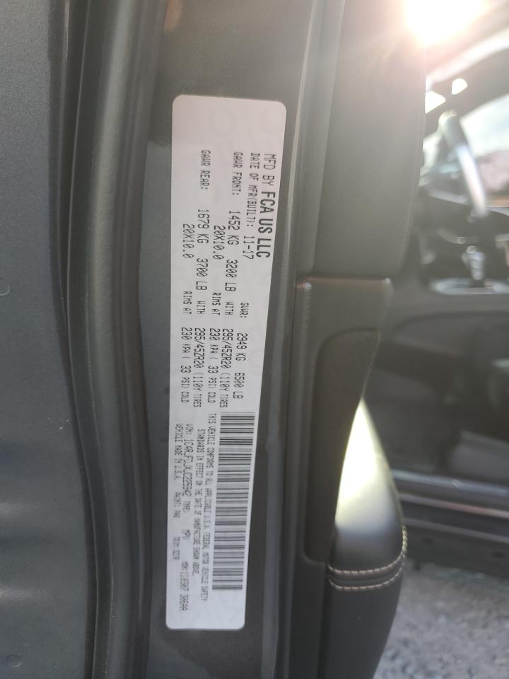 2018 Jeep Grand Cherokee Srt-8 VIN: 1C4RJFDJXJC225942 Lot: 82071025