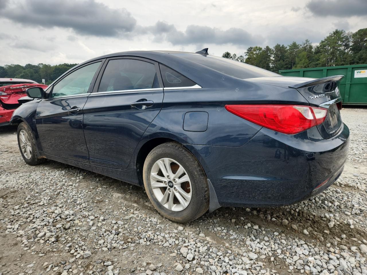 2013 Hyundai Sonata Gls blue sedan gas 5NPEB4ACXDH606978 photo #3