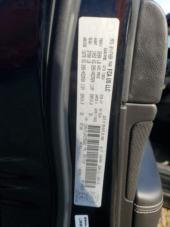 2017 Jeep Grand Cherokee Srt-8 VIN: 1C4RJFDJ4HC956683 Lot: 80205215