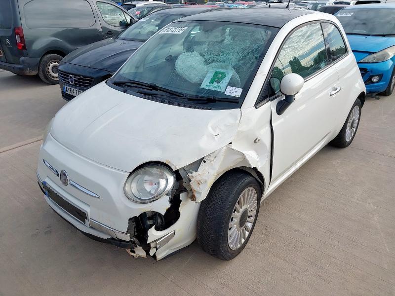 2012 FIAT 500 1.2 LOUNGE 3DR [START STOP] for sale at Copart SANDY