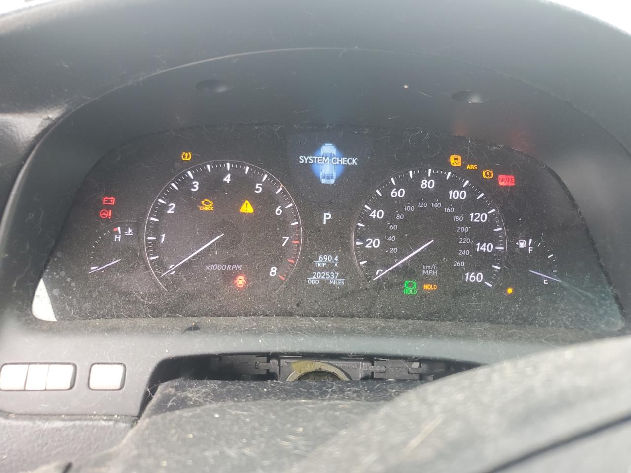 2007 Lexus Ls 460 VIN: JTHBL46F175049187 Lot: 84044085