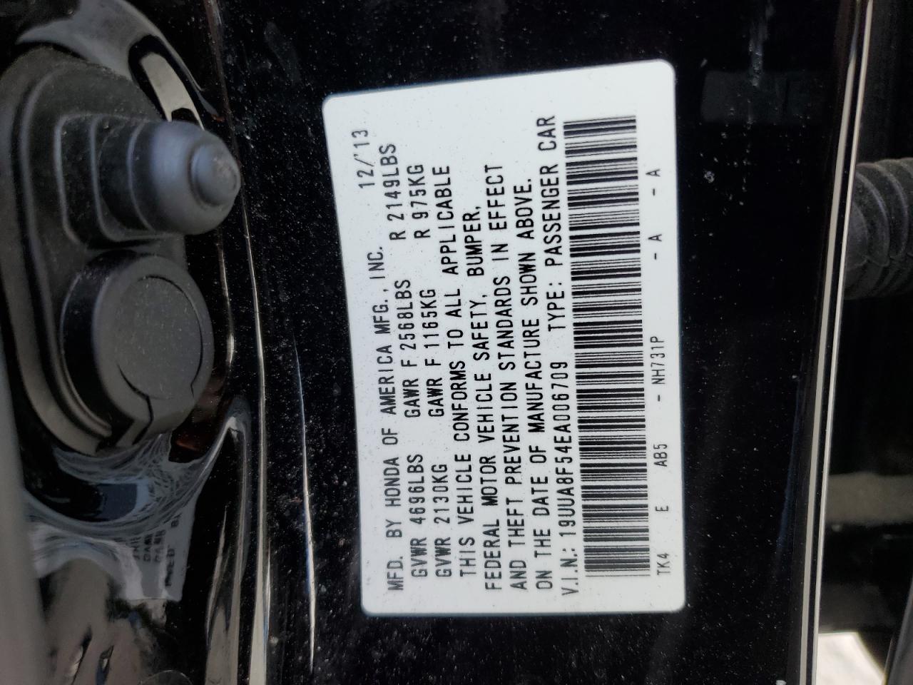 2014 Acura Tl Tech VIN: 19UUA8F54EA006709 Lot: 81649245