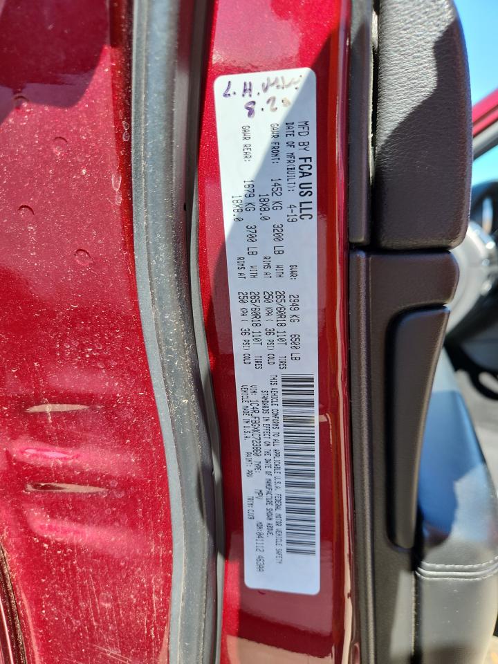 2019 Jeep Grand Cherokee Limited VIN: 1C4RJFBGXKC723860 Lot: 84251355