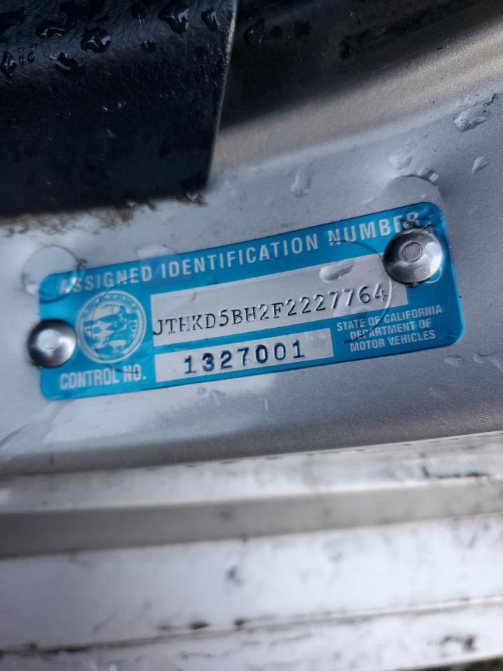 2015 Lexus Ct 200 VIN: JTHKD5BH2F2227764 Lot: 81274335