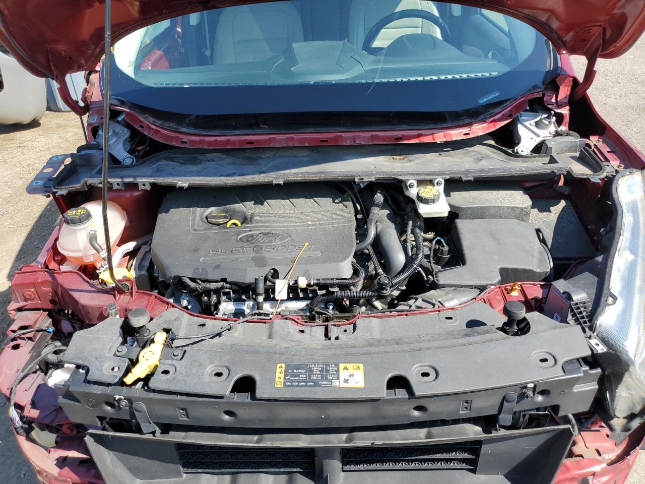 2018 Ford Escape Sel VIN: 1FMCU0HD1JUA17775 Lot: 80794285